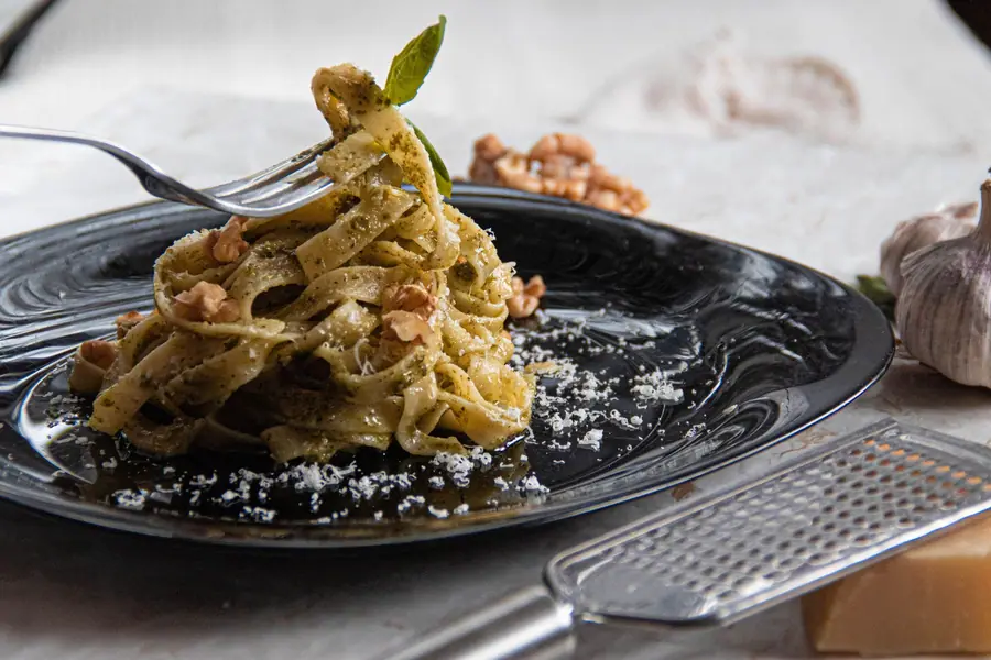 Il pesto al mortaio