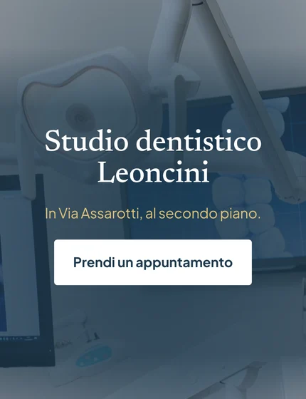 L’esempio per dentista: il video in cima alla pagina, su un telefono